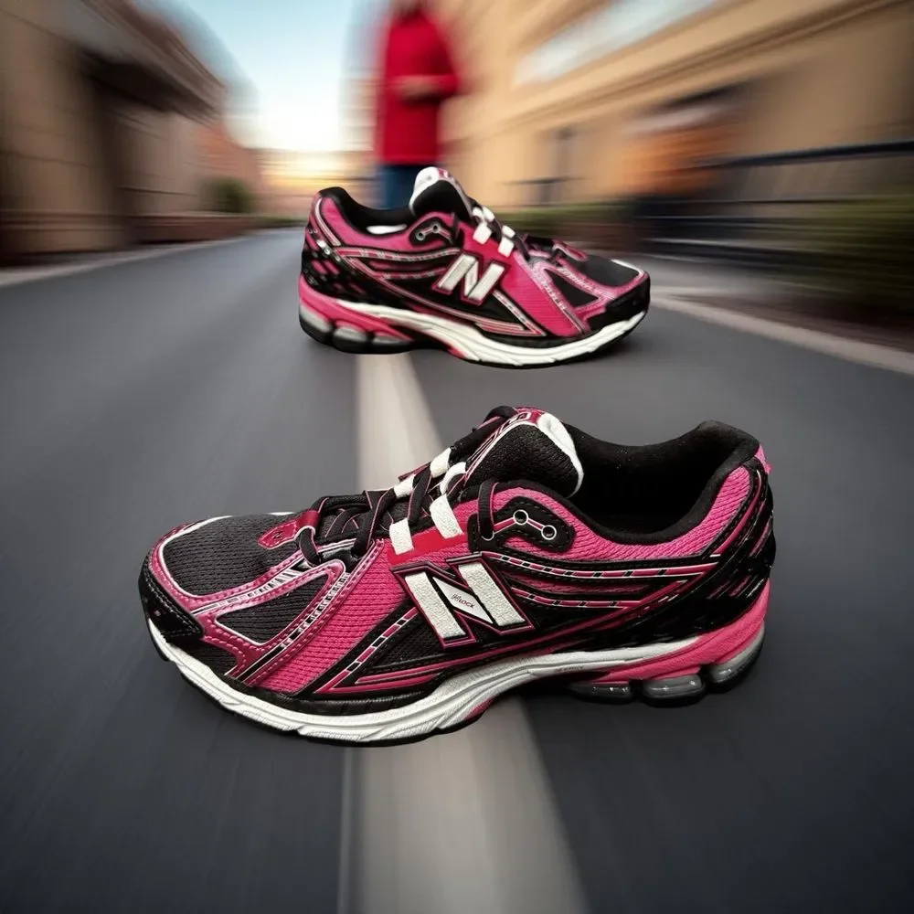 New Balance 1906R Pink Black Sneakers Men's 6.5 Women's 8 BNWOB Retro